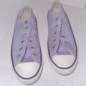 Girls converse shoes all star size 2 no no shoelace